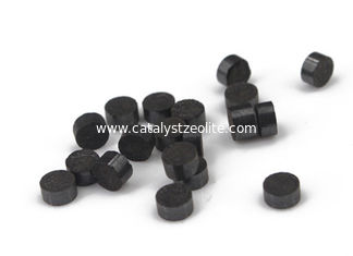 Black carbon monoxide removal catalyst pellets